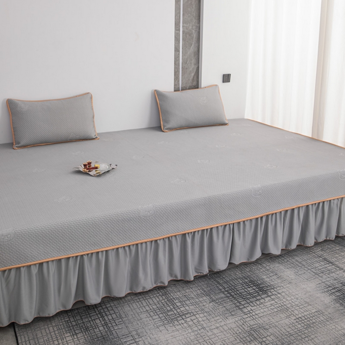 91家纺网 家纺一手货源 找家纺 手艺人家纺 2026春夏新款冰豆豆凉席TL01--TL22冰丝提花凉席席子空调软席 TL18