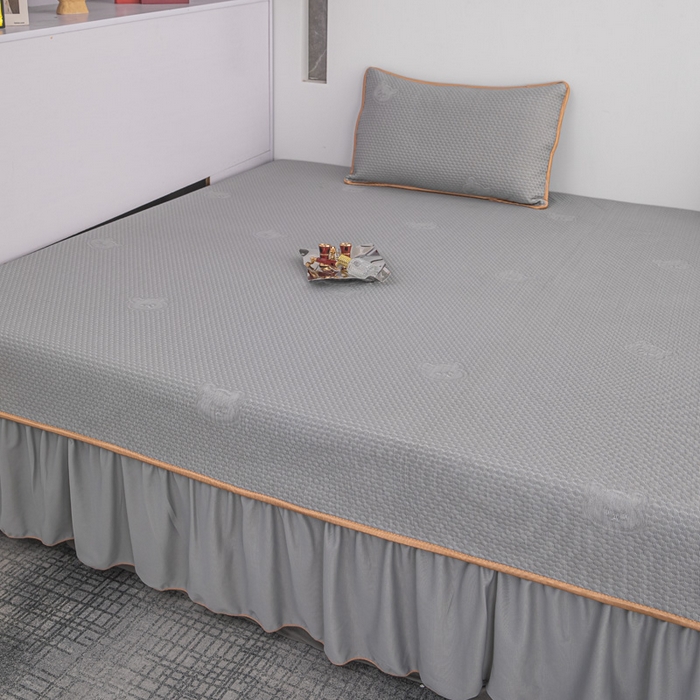 91家纺网 家纺一手货源 找家纺 手艺人家纺 2026春夏新款冰豆豆凉席TL01--TL22冰丝提花凉席席子空调软席 TL18