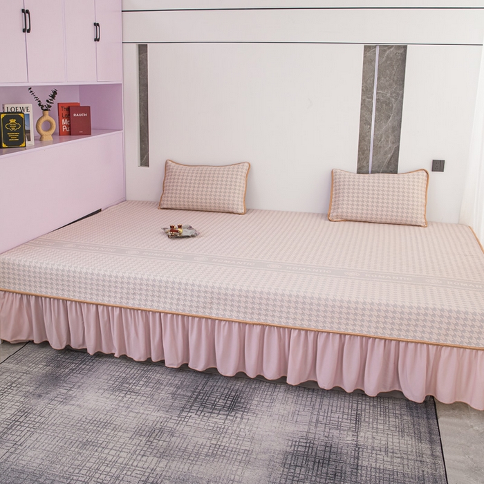 91家纺网 家纺一手货源 找家纺 手艺人家纺 2026春夏新款冰豆豆凉席TL01--TL22冰丝提花凉席席子空调软席 TL19