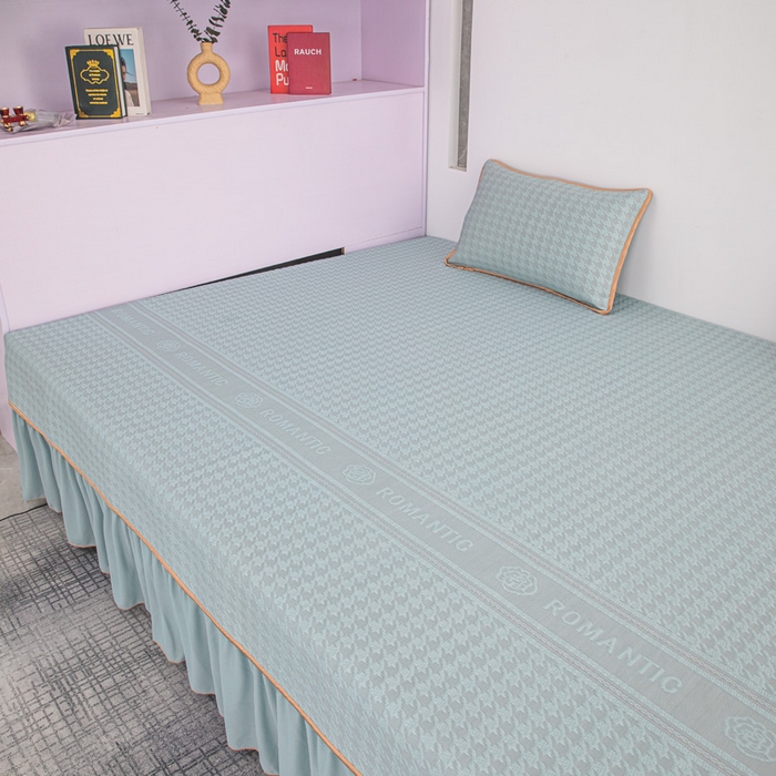 91家纺网 家纺一手货源 找家纺 手艺人家纺 2026春夏新款冰豆豆凉席TL01--TL22冰丝提花凉席席子空调软席 TL20