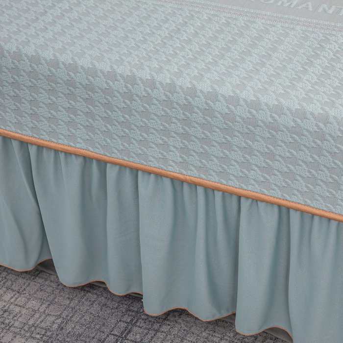 91家纺网 家纺一手货源 找家纺 手艺人家纺 2026春夏新款冰豆豆凉席TL01--TL22冰丝提花凉席席子空调软席 TL20