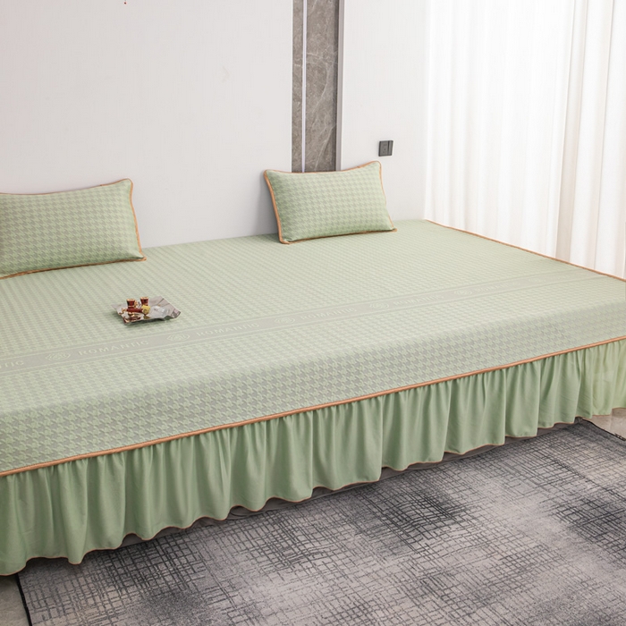 91家纺网 家纺一手货源 找家纺 手艺人家纺 2026春夏新款冰豆豆凉席TL01--TL22冰丝提花凉席席子空调软席 TL21