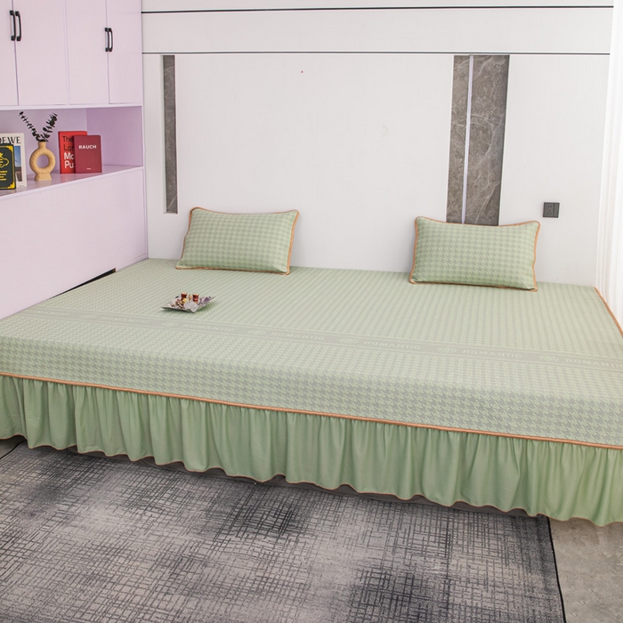 91家纺网 家纺一手货源 找家纺 手艺人家纺 2026春夏新款冰豆豆凉席TL01--TL22冰丝提花凉席席子空调软席 TL21