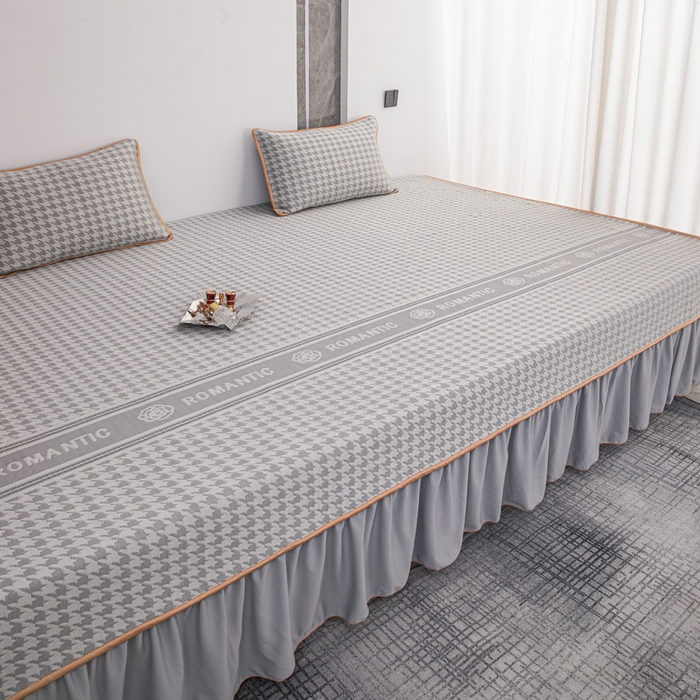 91家纺网 家纺一手货源 找家纺 手艺人家纺 2026春夏新款冰豆豆凉席TL01--TL22冰丝提花凉席席子空调软席 TL22