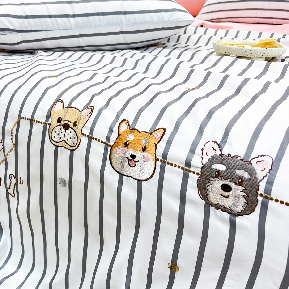 91家纺网 家纺一手货源 找家纺 经年 2026新款水洗真丝四件套-好伙伴 好伙伴-灰玉