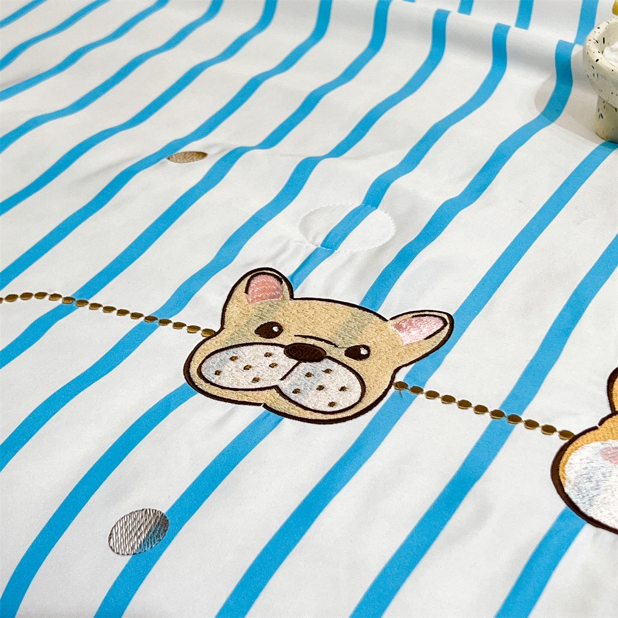 91家纺网 家纺一手货源 找家纺 经年 2026新款水洗真丝四件套-好伙伴 好伙伴-蓝灰