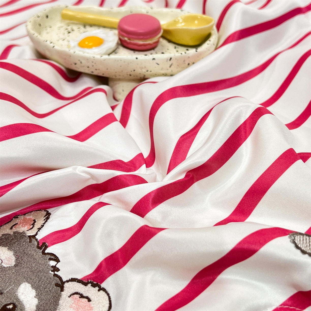 91家纺网 家纺一手货源 找家纺 经年 2026新款水洗真丝四件套-好伙伴 好伙伴-玫蓝