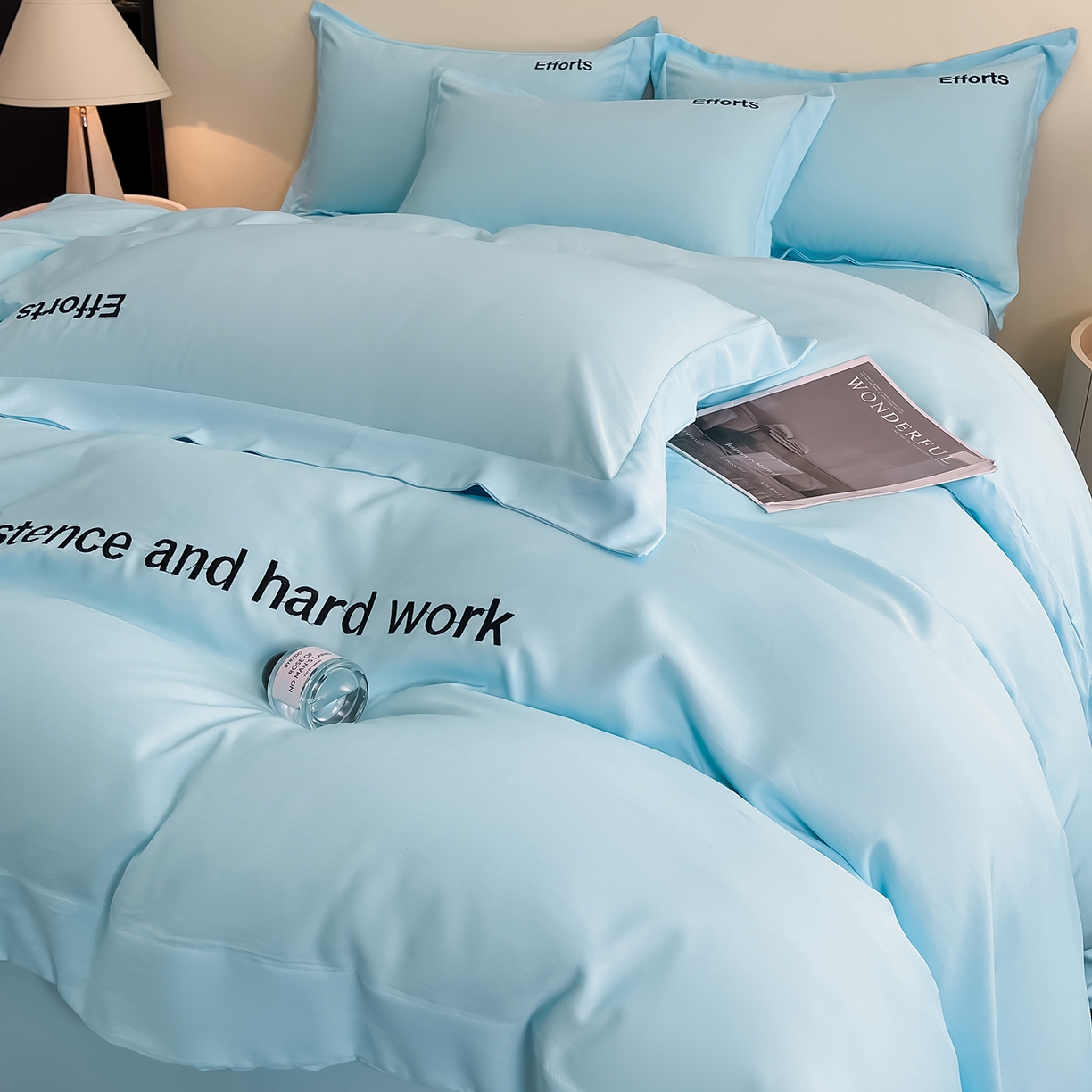 91家纺网 家纺一手货源 找家纺 经年 2026春夏新款天丝刺绣四件套-有理想 有理想-以太兰