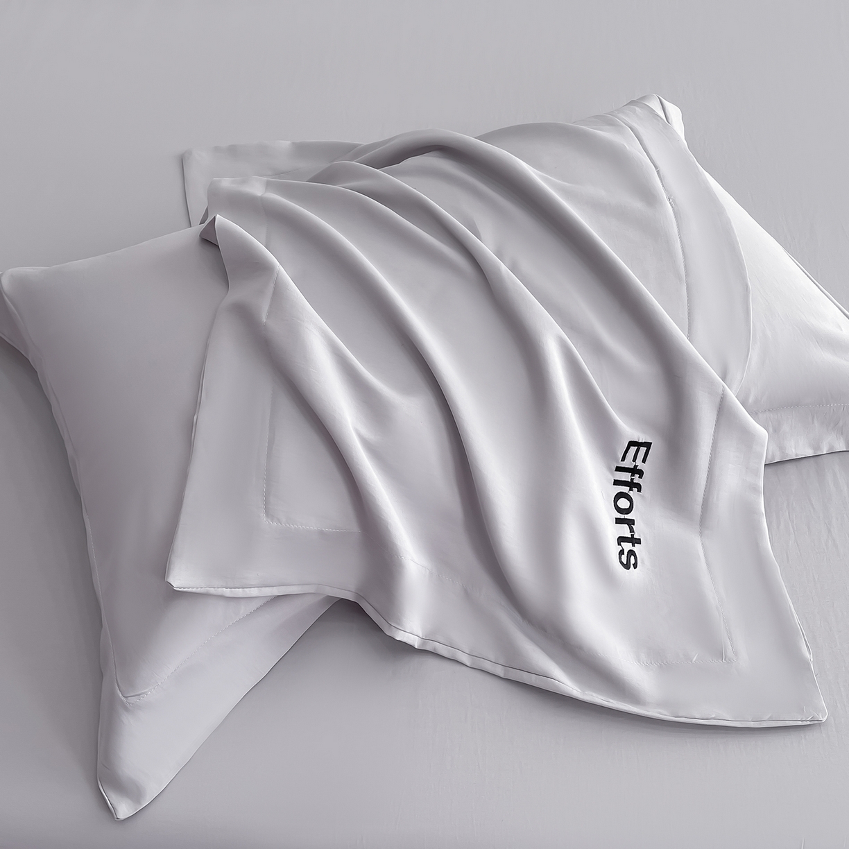 91家纺网 家纺一手货源 找家纺 经年 2026春夏新款天丝刺绣四件套-有理想 有理想-爵士灰