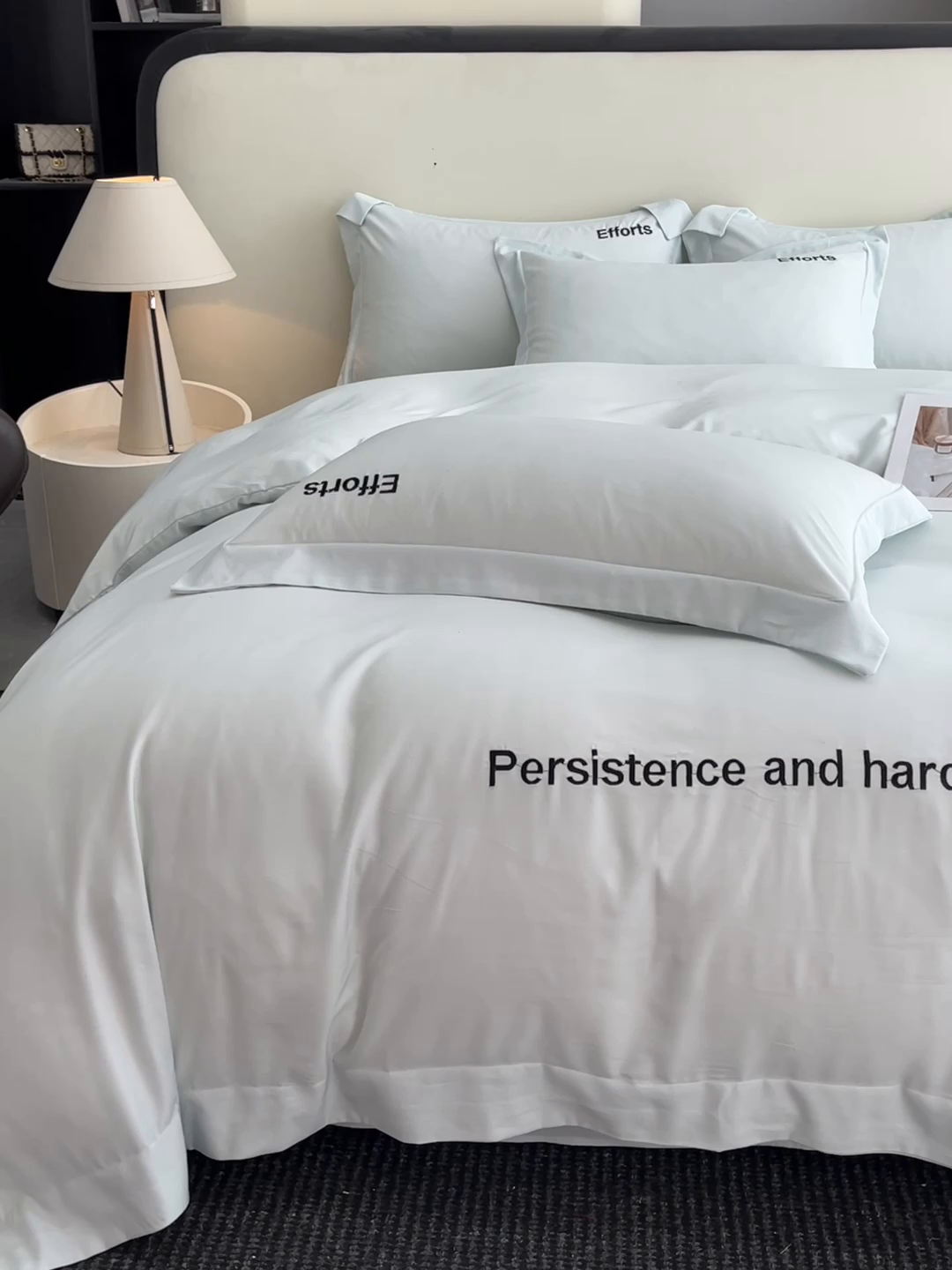 91家纺网 家纺一手货源 找家纺 经年 2026春夏新款天丝刺绣四件套-有理想 有理想-抹茶绿