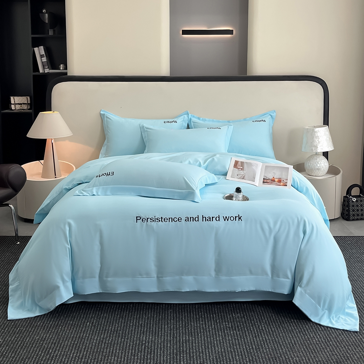 91家纺网 家纺一手货源 找家纺 经年 2026春夏新款天丝刺绣四件套-有理想 有理想-以太兰