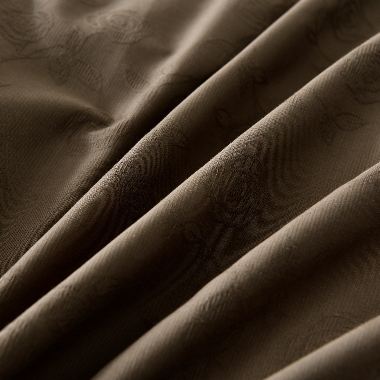 91家纺网 家纺一手货源 找家纺 菡宝 2026春夏新款全棉纯棉色织提花四件套-中古玫瑰 中古玫瑰 深咖