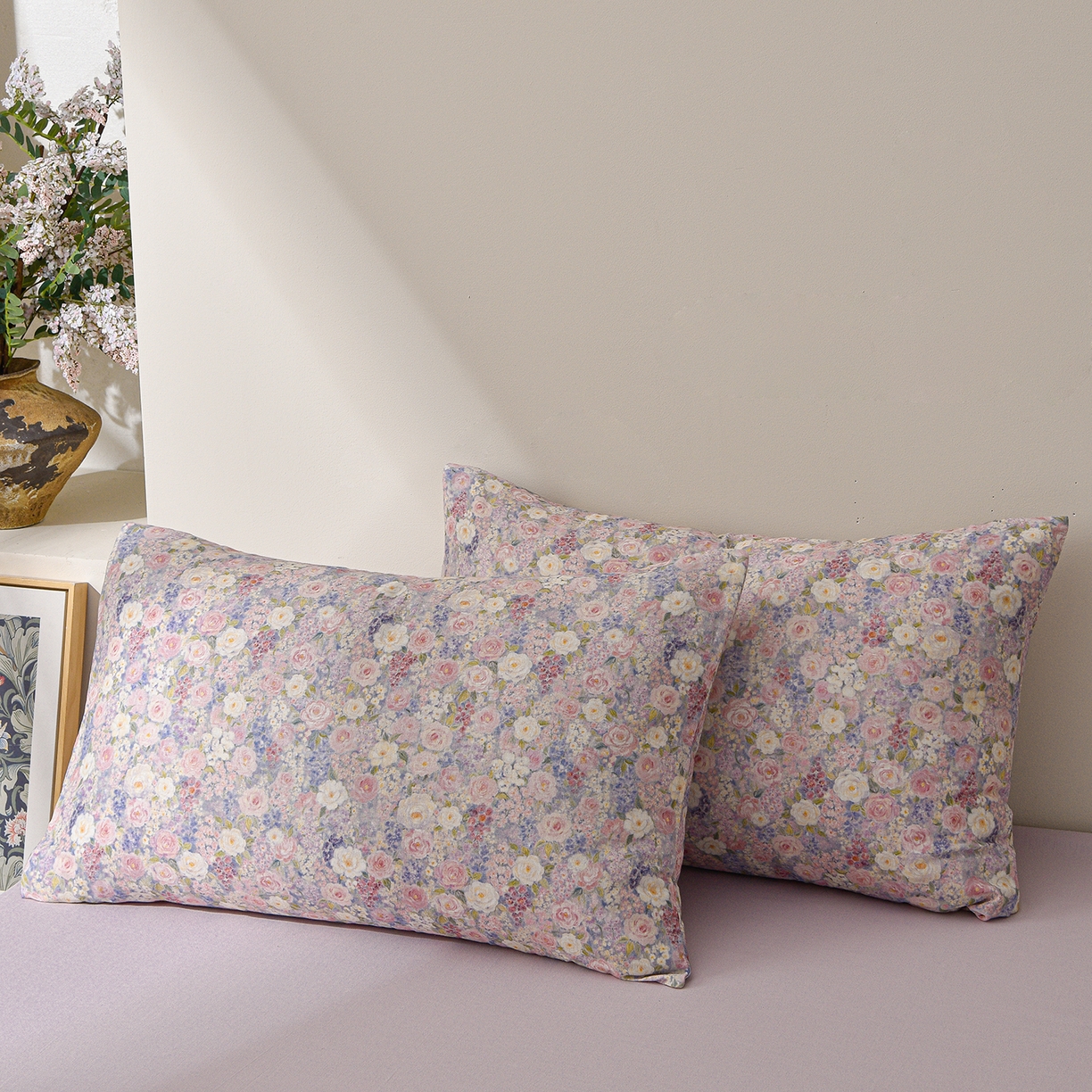 91家纺网 家纺一手货源 找家纺 （总）富安笙 2026新款全棉纯棉双层纱四件套