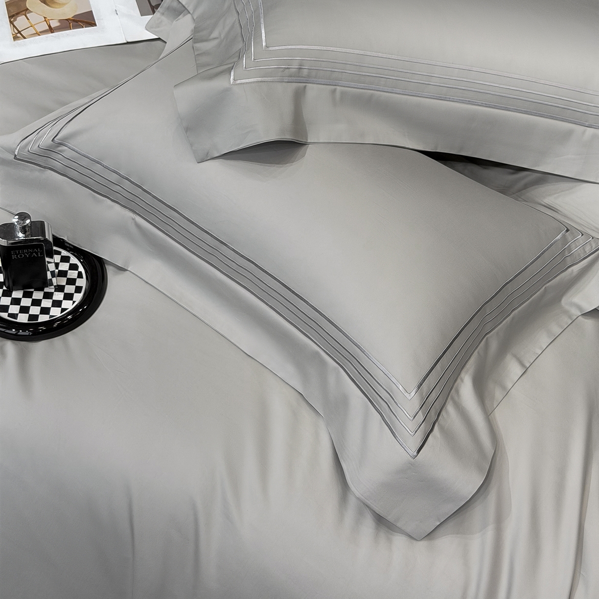 91家纺网 家纺一手货源 找家纺 （总）星蕴家纺 2026新款贡缎新疆长绒棉四件套-千寻