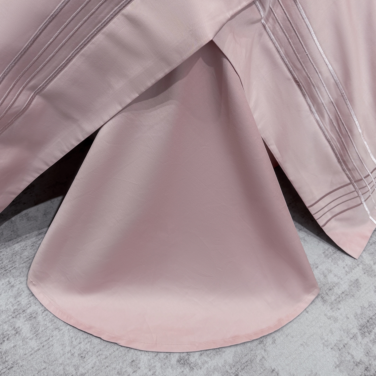 91家纺网 家纺一手货源 找家纺 星蕴家纺 2026新款贡缎新疆长绒棉四件套-千寻 千寻可可粉