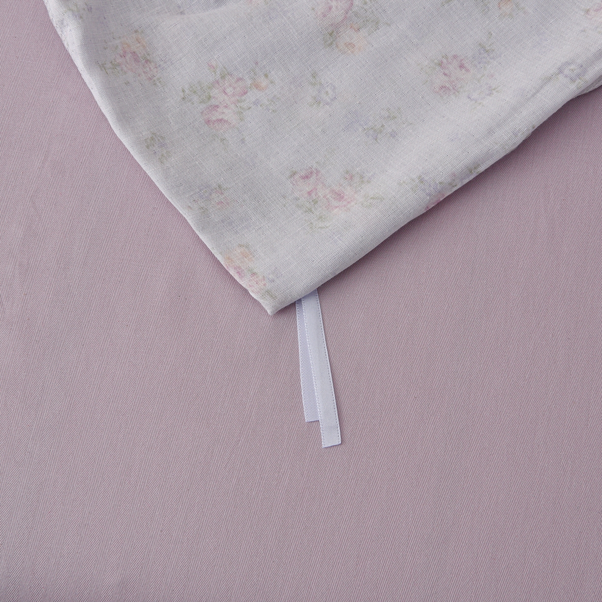 91家纺网 家纺一手货源 找家纺 富安笙 2026新款全棉纯棉双层纱四件套 江南花语-紫