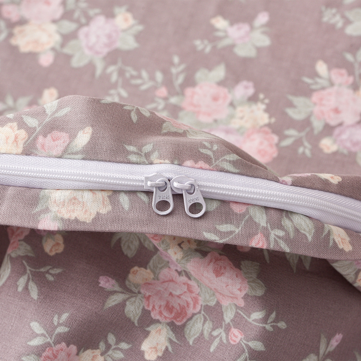 91家纺网 家纺一手货源 找家纺 富安笙 2026新款全棉纯棉双层纱四件套 墨丹青