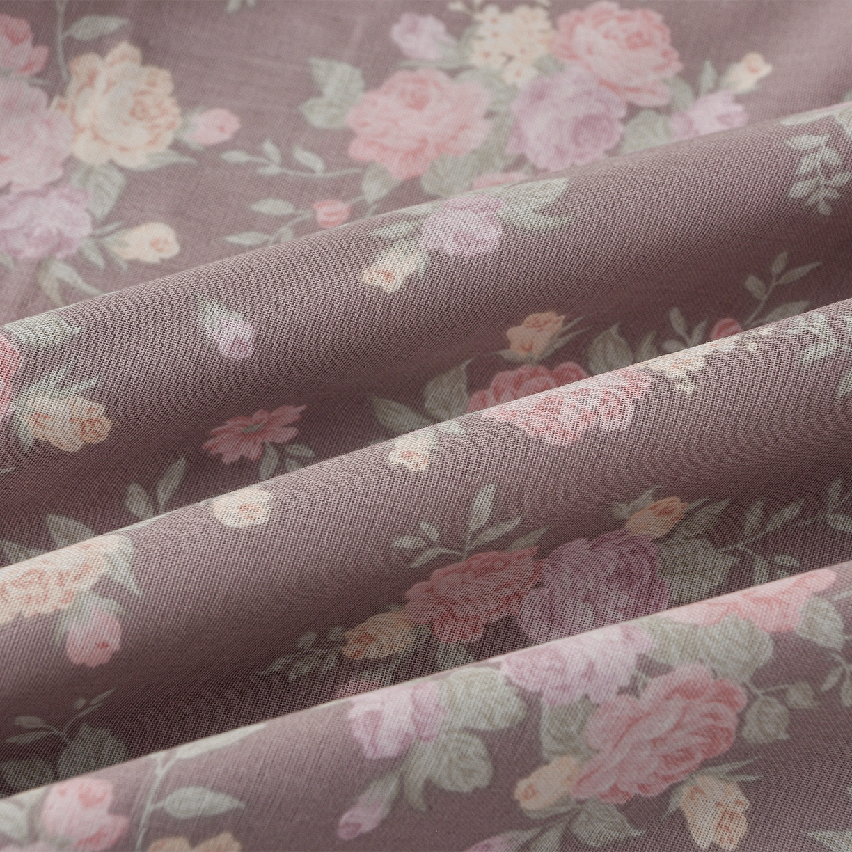 91家纺网 家纺一手货源 找家纺 富安笙 2026新款全棉纯棉双层纱四件套 墨丹青