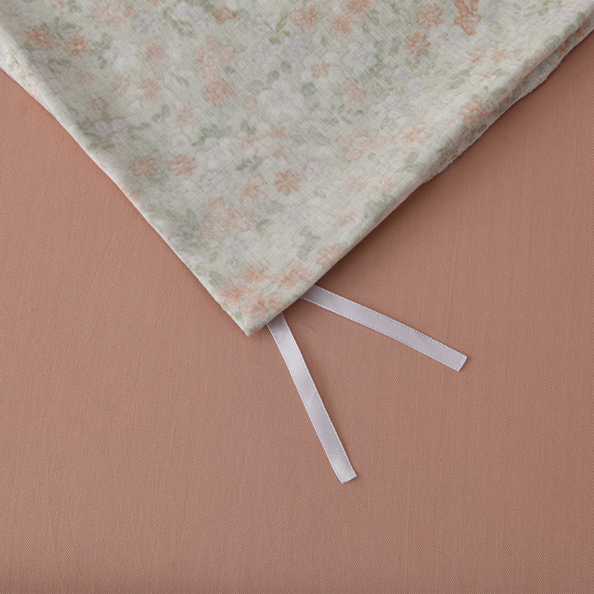 91家纺网 家纺一手货源 找家纺 富安笙 2026新款全棉纯棉双层纱四件套 小情歌(桔)