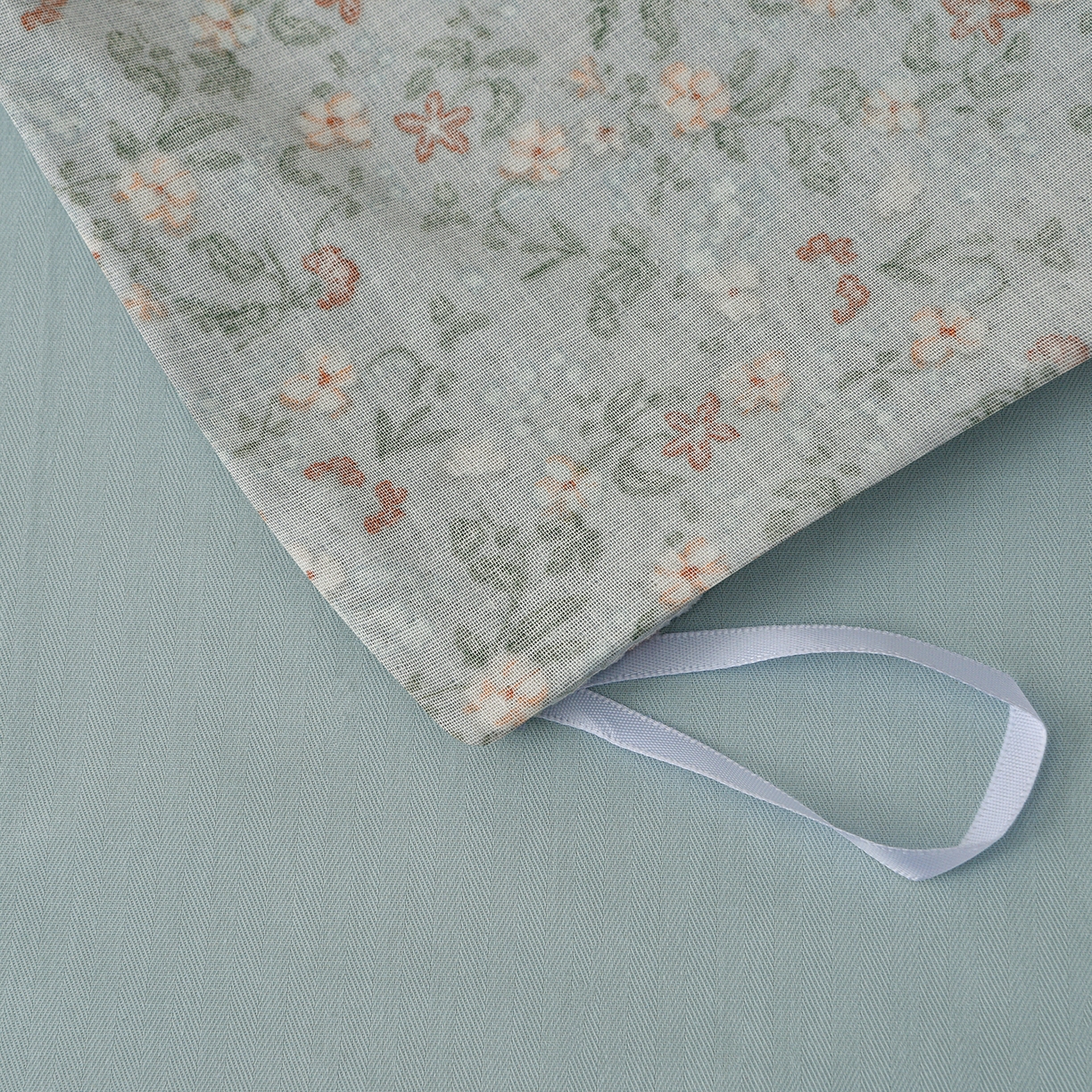 91家纺网 家纺一手货源 找家纺 富安笙 2026新款全棉纯棉双层纱四件套 花幻-兰