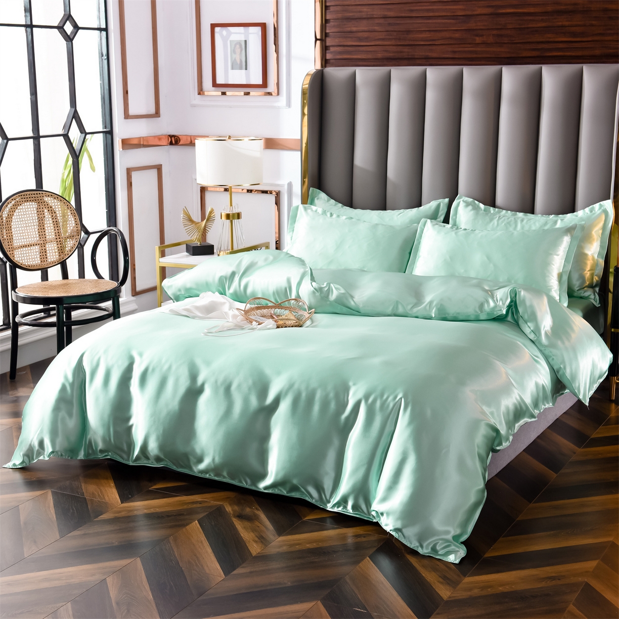 91家纺网 家纺一手货源 找家纺 （总）经年 2026新款特价款丝绸冰丝四件套