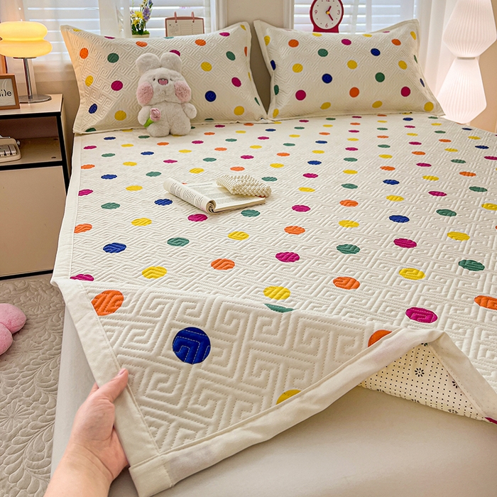 91家纺网 家纺一手货源 找家纺 （总）忆生活家纺 2026新款学生床全棉老粗布软凉席老粗布夹棉床盖上下铺