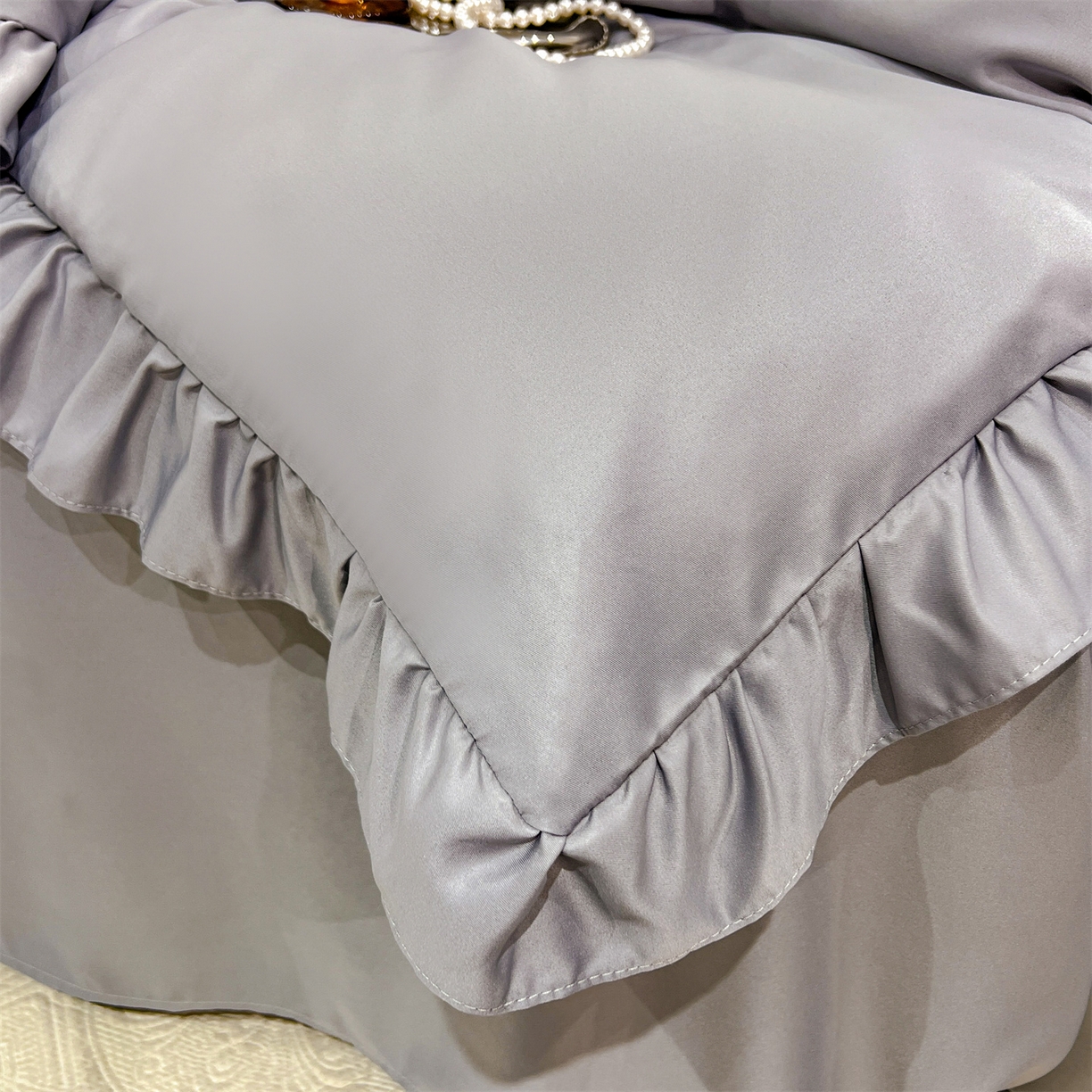 91家纺网 家纺一手货源 找家纺 （总）经年 2026新款水洗真丝韩版四件套