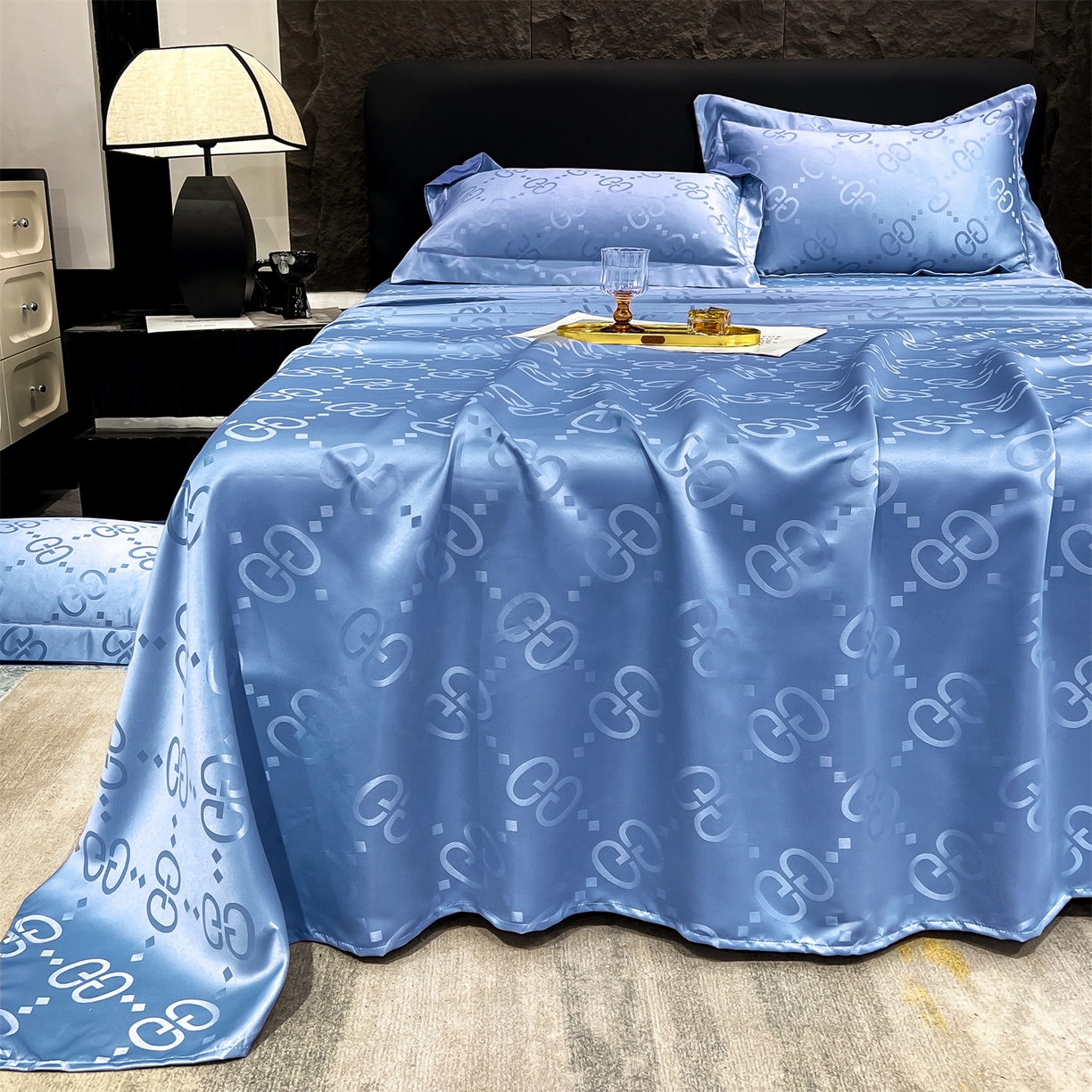 91家纺网 家纺一手货源 找家纺 （总）经年 2026新款水洗真丝提花床单单床单床单单件