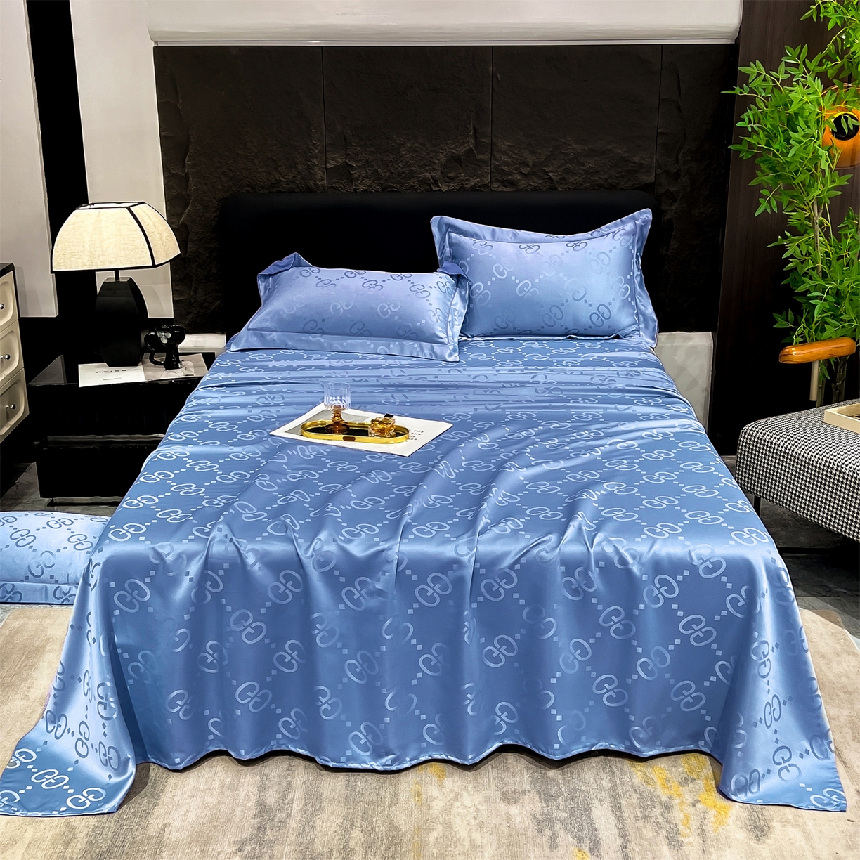 91家纺网 家纺一手货源 找家纺 （总）经年 2026新款水洗真丝提花床单单床单床单单件