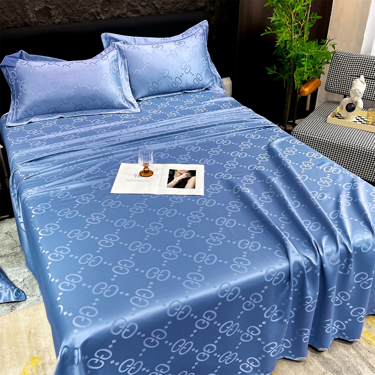 91家纺网 家纺一手货源 找家纺 （总）经年 2026新款水洗真丝提花床单单床单床单单件