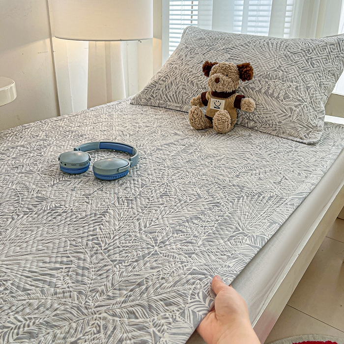 91家纺网 家纺一手货源 找家纺 （总）忆生活家纺 2026新款学生床全棉老粗布软凉席老粗布夹棉床盖上下铺