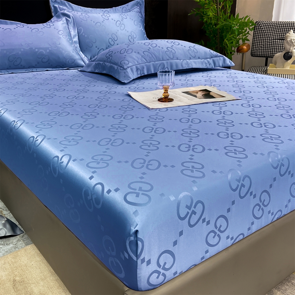 91家纺网 家纺一手货源 找家纺 （总）经年 2026新款水洗真丝提花床笠单床笠床笠单件