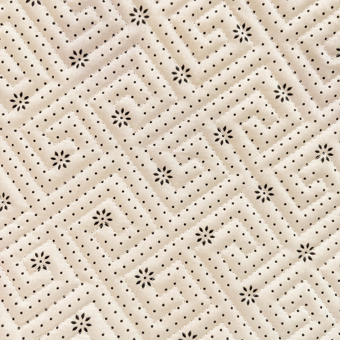 91家纺网 家纺一手货源 找家纺 忆生活家纺 2026新款学生床全棉老粗布软凉席夹棉床盖 彩色波点