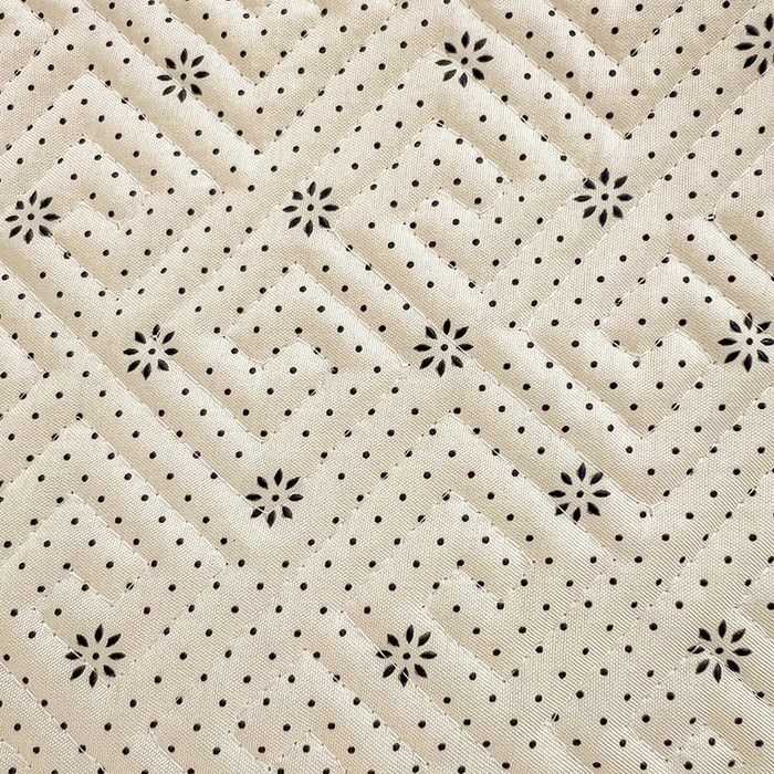 91家纺网 家纺一手货源 找家纺 忆生活家纺 2026新款学生床全棉老粗布软凉席夹棉床盖 条纹绿