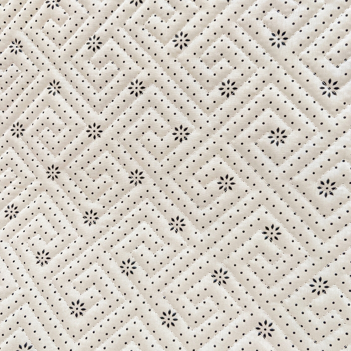 91家纺网 家纺一手货源 找家纺 忆生活家纺 2026新款学生床全棉老粗布软凉席夹棉床盖 叶语