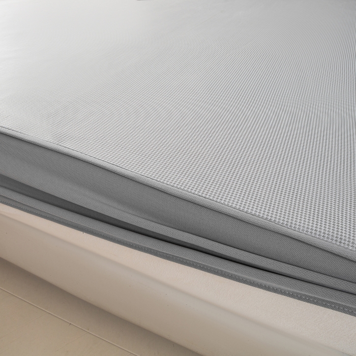 91家纺网 家纺一手货源 找家纺 （总）春寻家纺 2026春夏新款千鸟格碳光冰丝席复合三明治款凉席席子