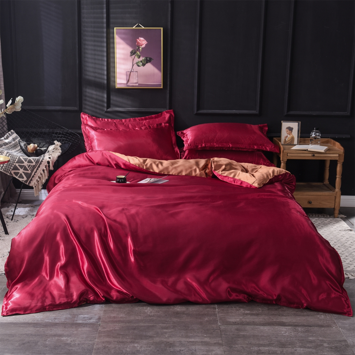 91家纺网 家纺一手货源 找家纺 （总）经年 2026新款特价款丝绸冰丝四件套