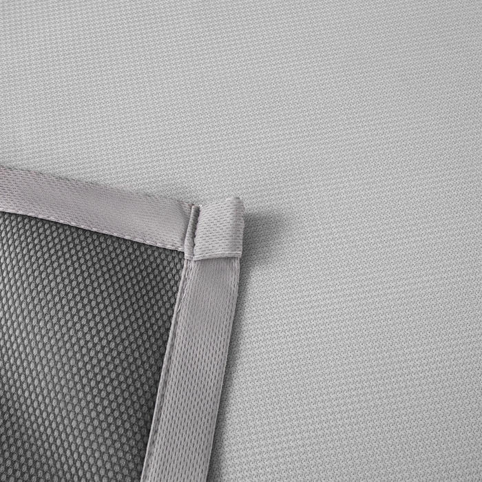 91家纺网 家纺一手货源 找家纺 春寻家纺 2026春夏新款千鸟格碳光冰丝席复合三明治款凉席席子 千鸟格-银灰-床席款