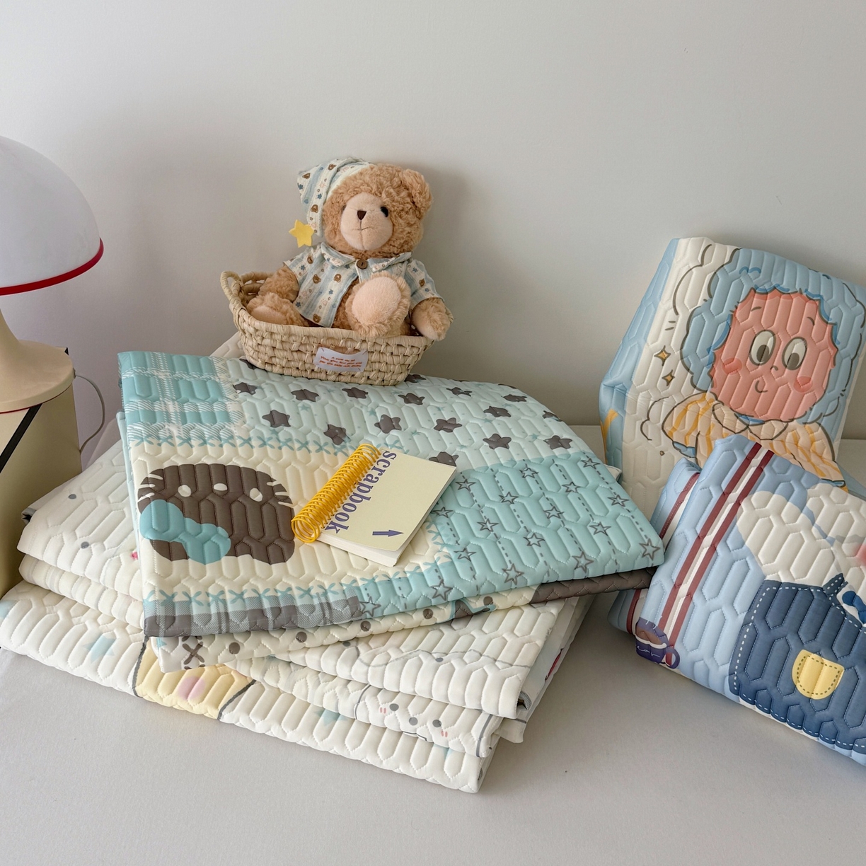 91家纺网 家纺一手货源 找家纺 （总）顾里家纺 2026春夏新款A类凉感丝大版乳胶席三件套凉席席子