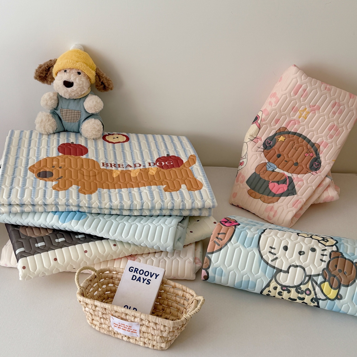 91家纺网 家纺一手货源 找家纺 （总）顾里家纺 2026春夏新款A类凉感丝大版乳胶席三件套凉席席子