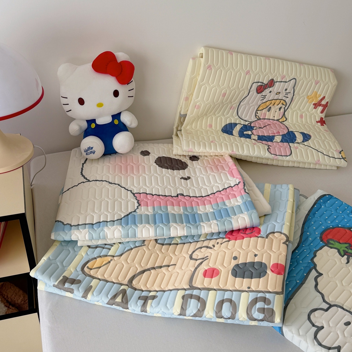 91家纺网 家纺一手货源 找家纺 （总）顾里家纺 2026春夏新款A类凉感丝大版乳胶席三件套凉席席子