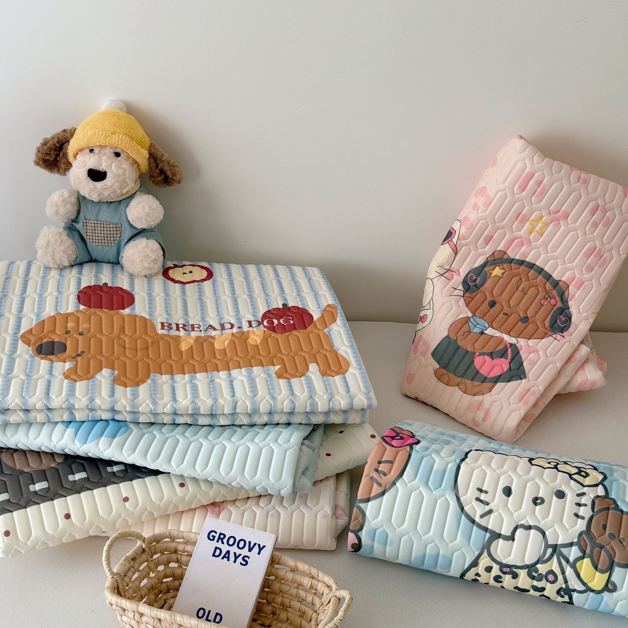 91家纺网 家纺一手货源 找家纺 （总）顾里家纺 2026春夏新款A类凉感丝大版乳胶席三件套凉席席子