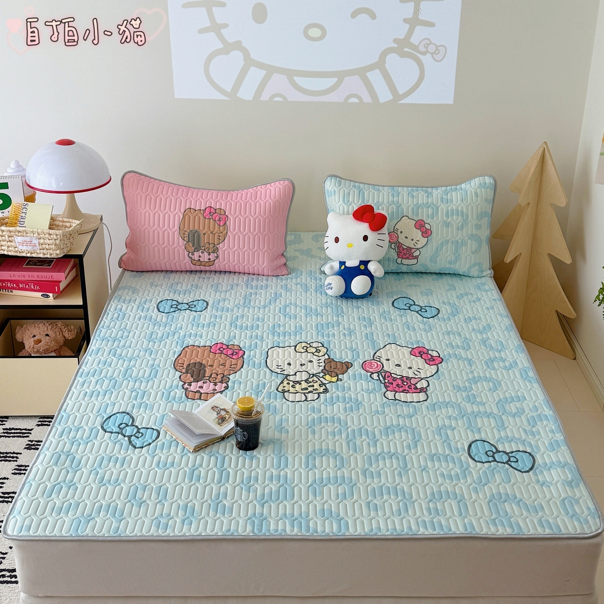 91家纺网 家纺一手货源 找家纺 （总）顾里家纺 2026春夏新款A类凉感丝大版乳胶席三件套凉席席子