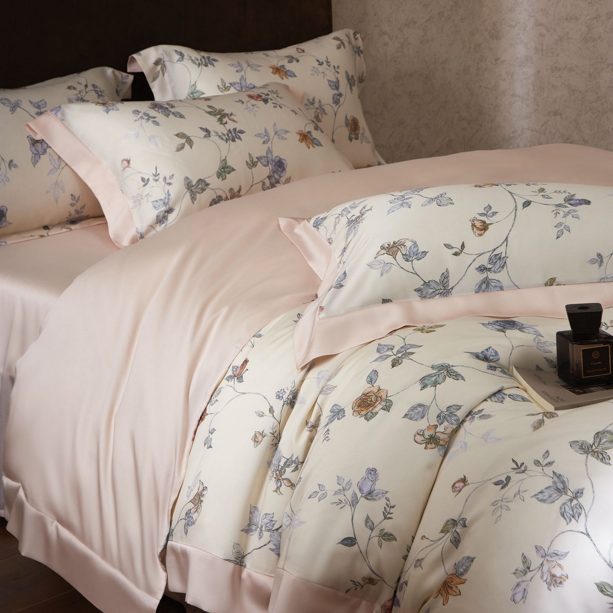 91家纺网 家纺一手货源 找家纺 南通朵美纺织品有限公司 2026新款100支天丝系列夏被四件套四件套 盎然生趣