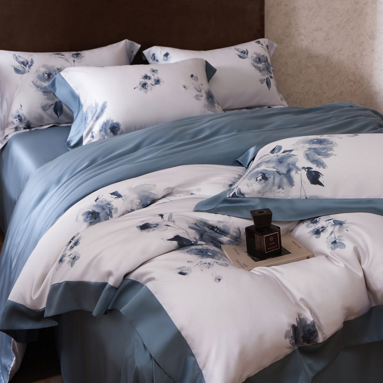 91家纺网 家纺一手货源 找家纺 南通朵美纺织品有限公司 2026新款100支天丝系列夏被四件套四件套 水墨丹青