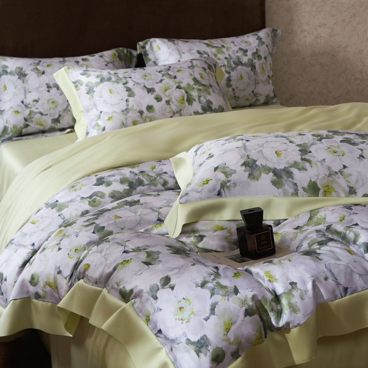 91家纺网 家纺一手货源 找家纺 南通朵美纺织品有限公司 2026新款100支天丝系列夏被四件套四件套 春色满园