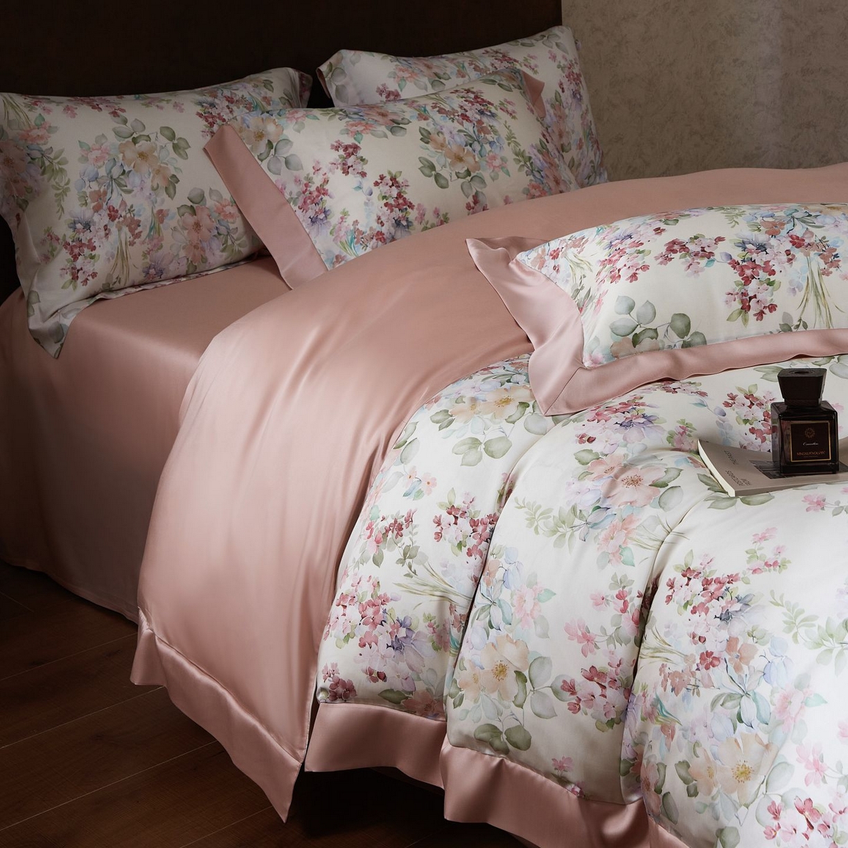 91家纺网 家纺一手货源 找家纺 南通朵美纺织品有限公司 2026新款100支天丝系列夏被四件套四件套 紫薇物语