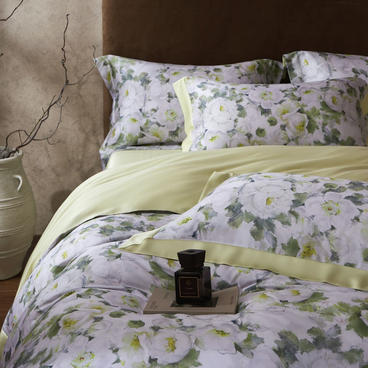 91家纺网 家纺一手货源 找家纺 南通朵美纺织品有限公司 2026新款100支天丝系列夏被四件套四件套 春色满园