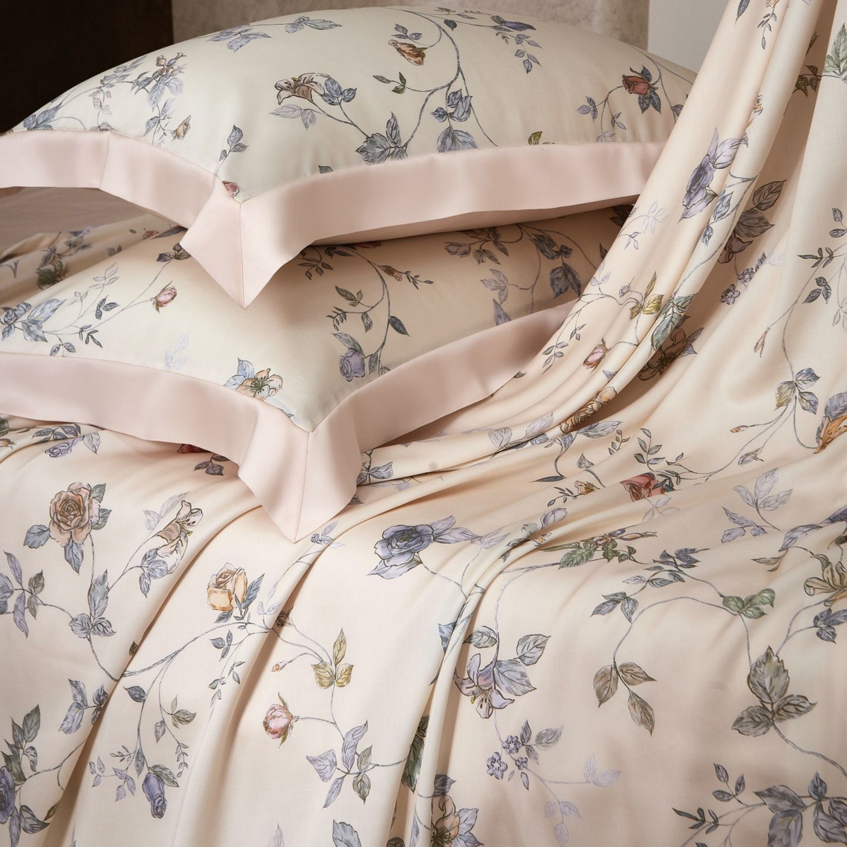 91家纺网 家纺一手货源 找家纺 南通朵美纺织品有限公司 2026新款100支天丝系列夏被四件套四件套 盎然生趣