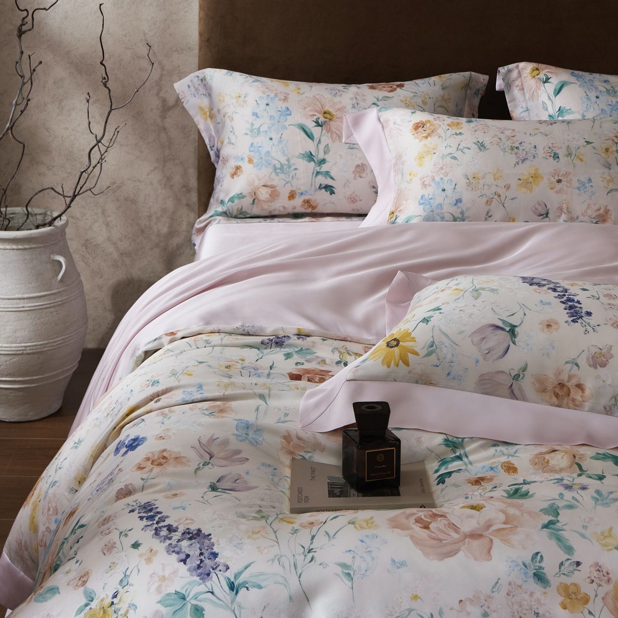 91家纺网 家纺一手货源 找家纺 南通朵美纺织品有限公司 2026新款100支天丝系列夏被四件套四件套 罗曼蒂克